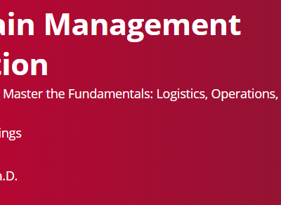 Supply Chain Management Specialization