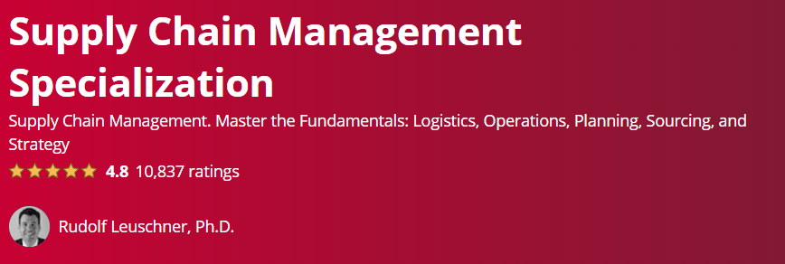 Supply-Chain-Management-Specialization