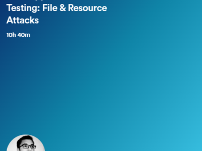 Web Application Penetration Testing File & Resource Attacks